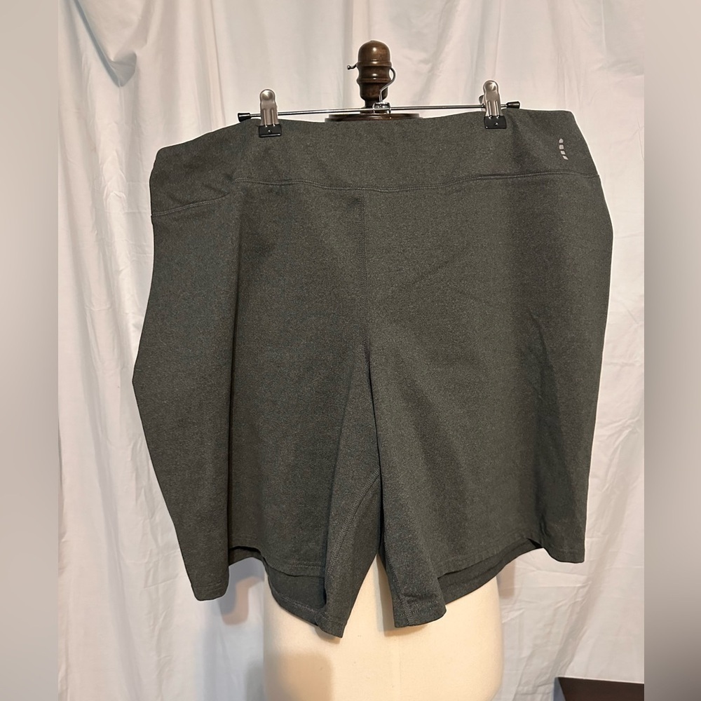 Women’s Grey shorts 9” Inseam. Never Worn. LAND’S END 2XL. Price drop $ 10